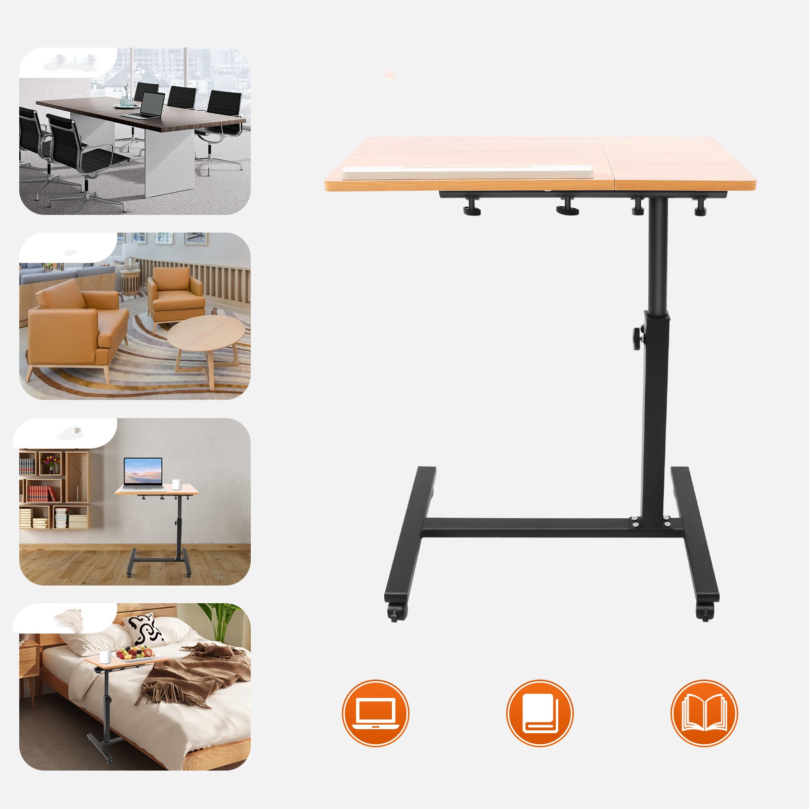 Tablet Lap Desk - Tavolo per laptop mobile regolabile a
