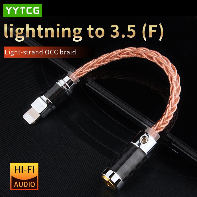 Wired Earphone Lightning - YYTCG adattatore Jack da tipo C