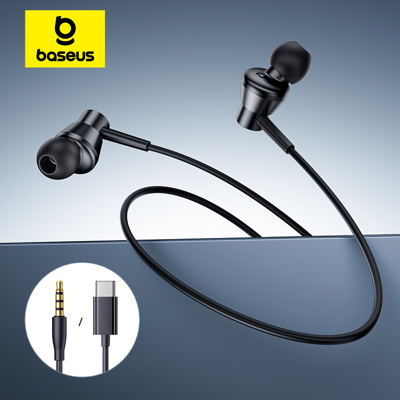 Wired Earphone Lightning - Baseus Encok CZ11/HZ11 Auricolari cablati Tipo-C/Auricolari
