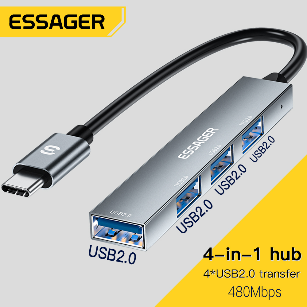 Essager 4 in 1 USB C Cavo Hub  - Usb Hub Type C recensione e prezzo
