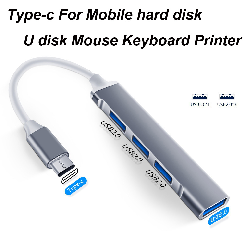Hub USB 3.0 TYPE-C 3.1 a 4 por - Usb Hub Type C recensione e prezzo