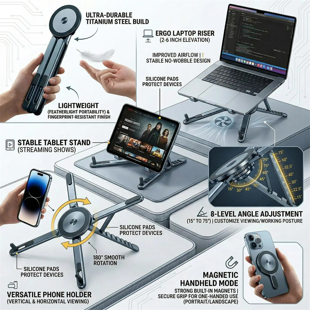 Supporto per laptop in lega di - Cooling Stand Tablet recensione e prezzo